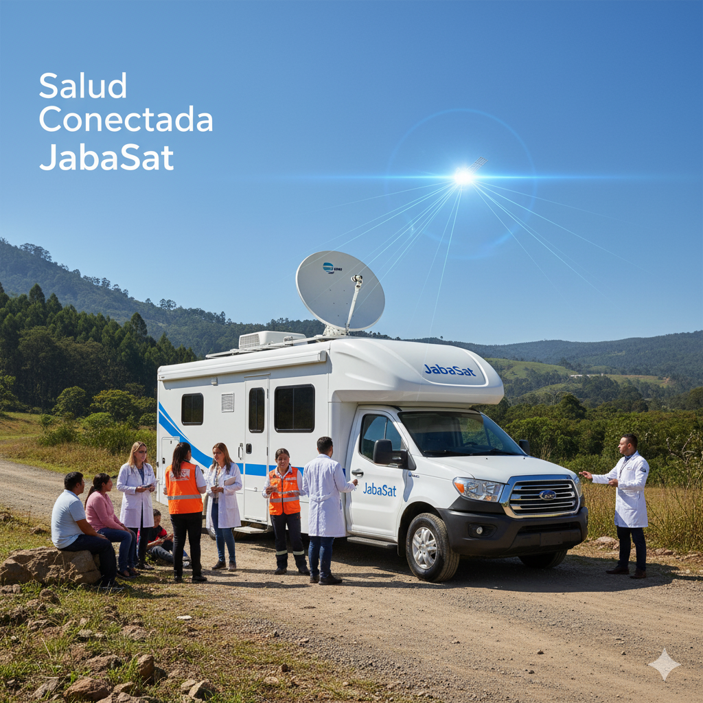 JabaSat Salud y Unidades Móviles Conectividad Satelital para la Atención Médica en Movimiento en Mexico
